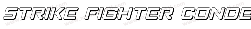 Strike Fighter Condensed字体转换